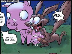 Two hot sisters farm lessons comix on XXX Cartoons