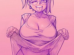 Four holes at once in these porn comics