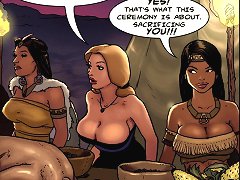 That's what this ceremony is about. Sacrificing you on these black sex comics