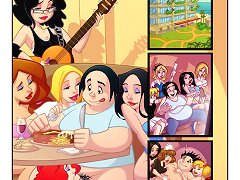 JKR comix. XXX cartoons collection with orgies and toon lesbians
