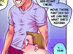 That's a peachy ass on cartoon fuck pics! Move those panties so we can see what she is hiding