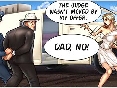 The jugje wasn't moved by my offer, but I'm care about your daughter at big tits cartoons