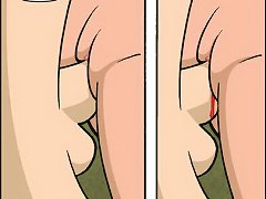 Kim Possible porn cartoons with painful bloody defloration of virgin Kim pussy