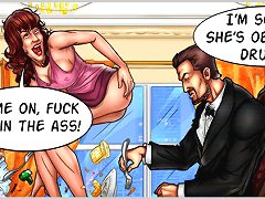 Dirty toon xxx games with nasty MILF starving for deep and hard ass pounding