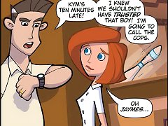 Kim Possible porn toons with fucking in doggy style and cartoon asshole insertion